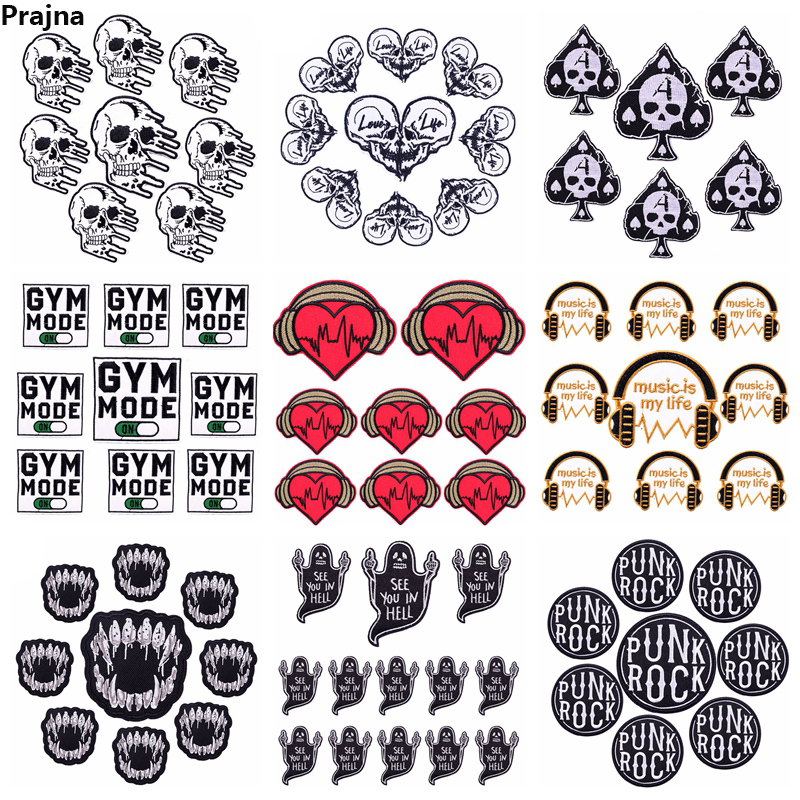 Streetwear Brand Stickers - Patch Brodé de Style Rock, Punk,