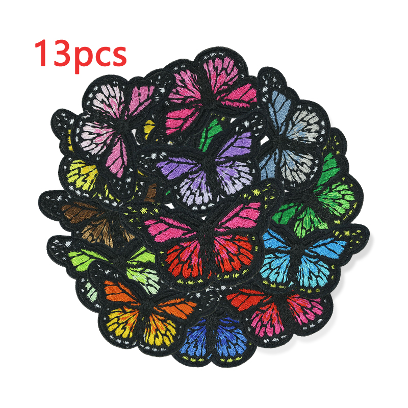 Streetwear Brand Stickers - 13 pièces Lot patchs papillon pour