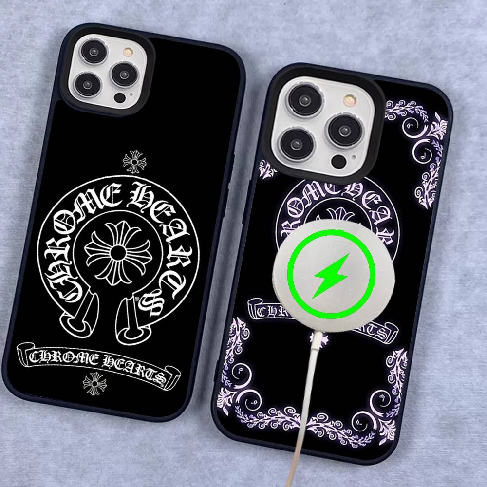 Chrome Hearts Ring - Étui de téléphone de luxe C-Chrome