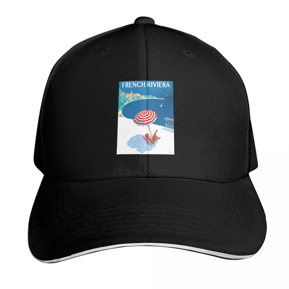 Cap Streetwear Brand - Casquette de baseball vintage Riviera française