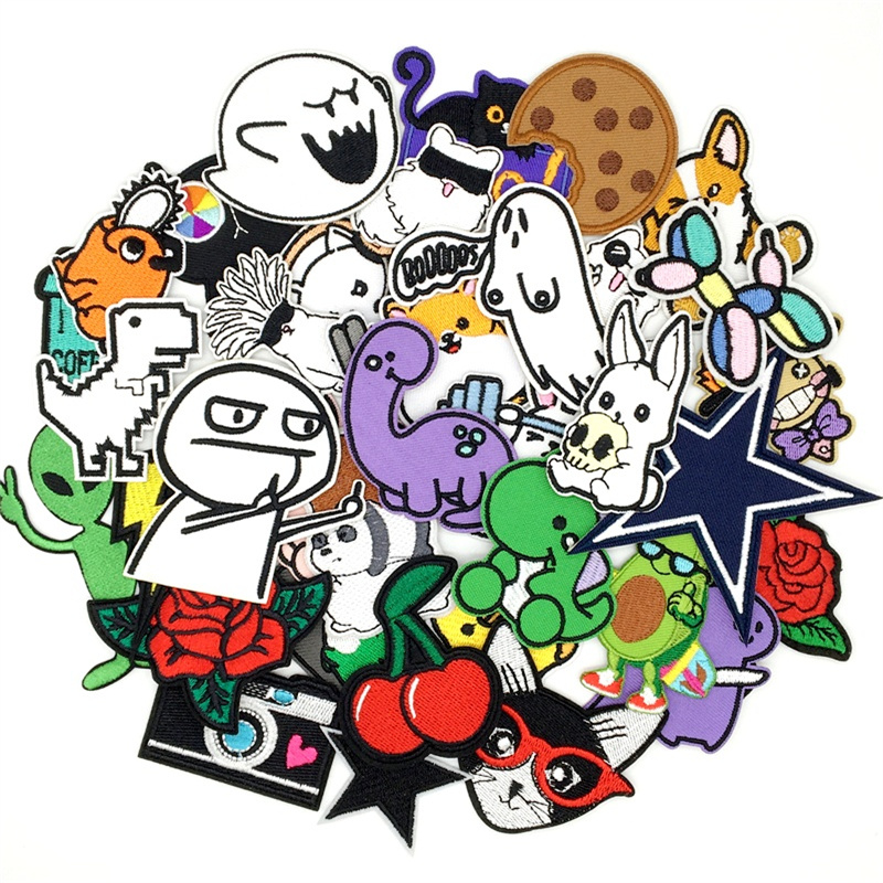 Streetwear Brand Stickers - 10/15 pièces Amine patchs Lot patchs