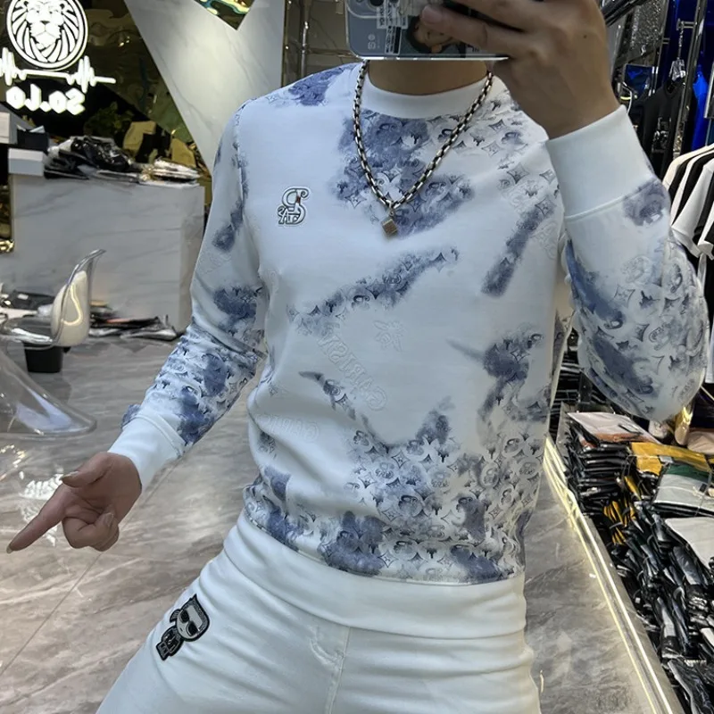 Streetwear Brand Aesthetic - Harajuku-Pull de Luxe avec Impression PVD
