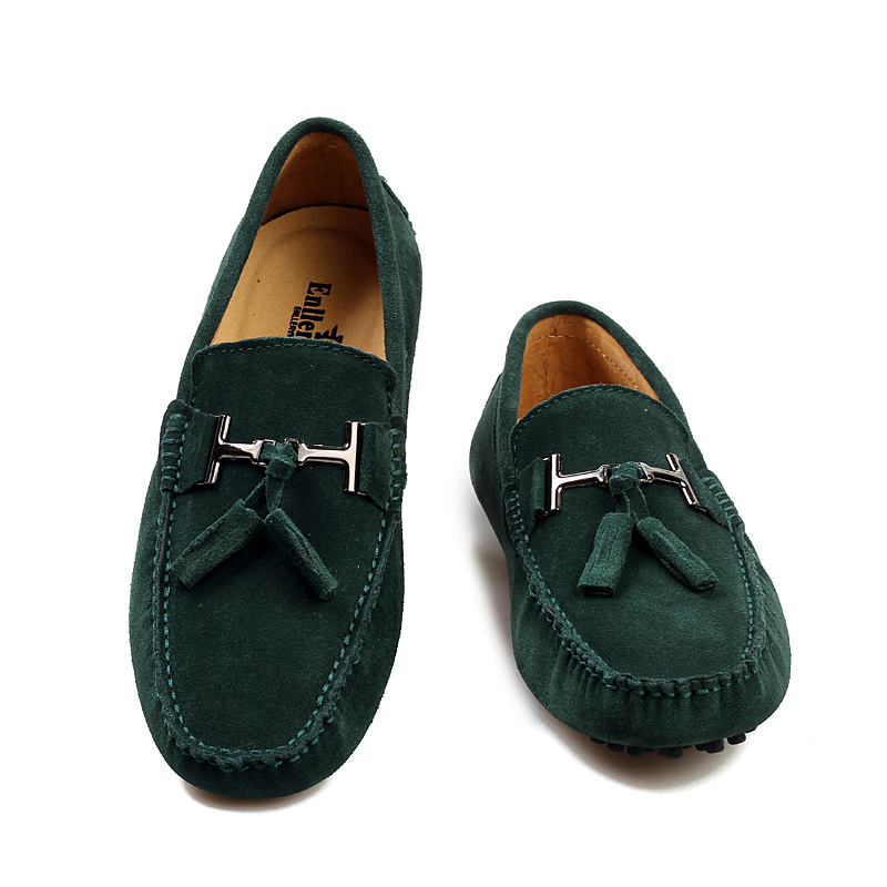 Streetwear Brand Luxury - Mocassins en daim et cuir pour