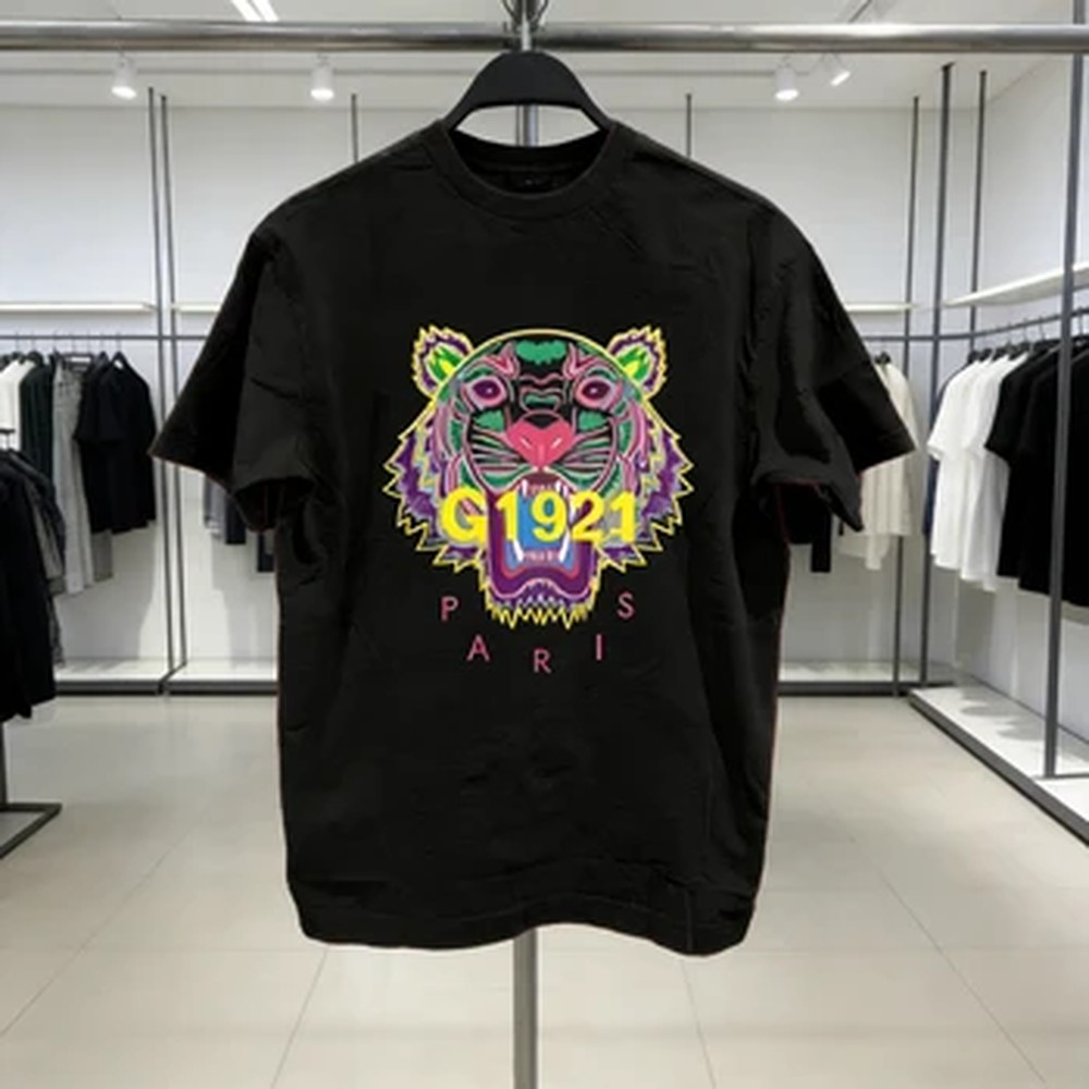 Streetwear Brand Luxury - T-shirt imprimé tête de lion 2026