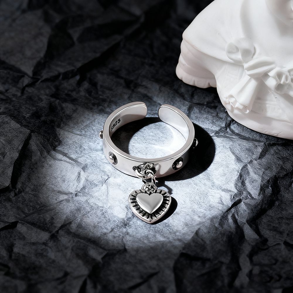 Cœur en argent sterling 925 ​  - Chrome Hearts Ring avis et prix