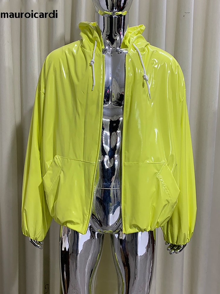 Veste en cuir brillant surdime - Streetwear Clothing Brand avis et prix