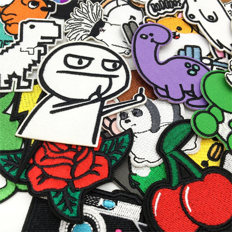 10/15 pièces Amine patchs Lot  - Streetwear Brand Stickers avis et prix