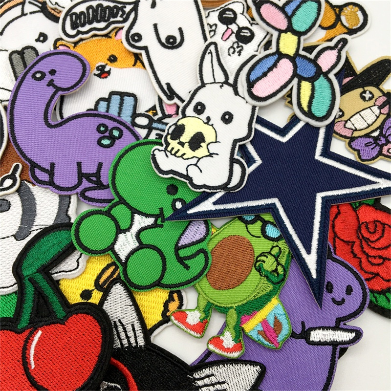 10/15 pièces Amine patchs Lot  - Streetwear Brand Stickers avis et prix
