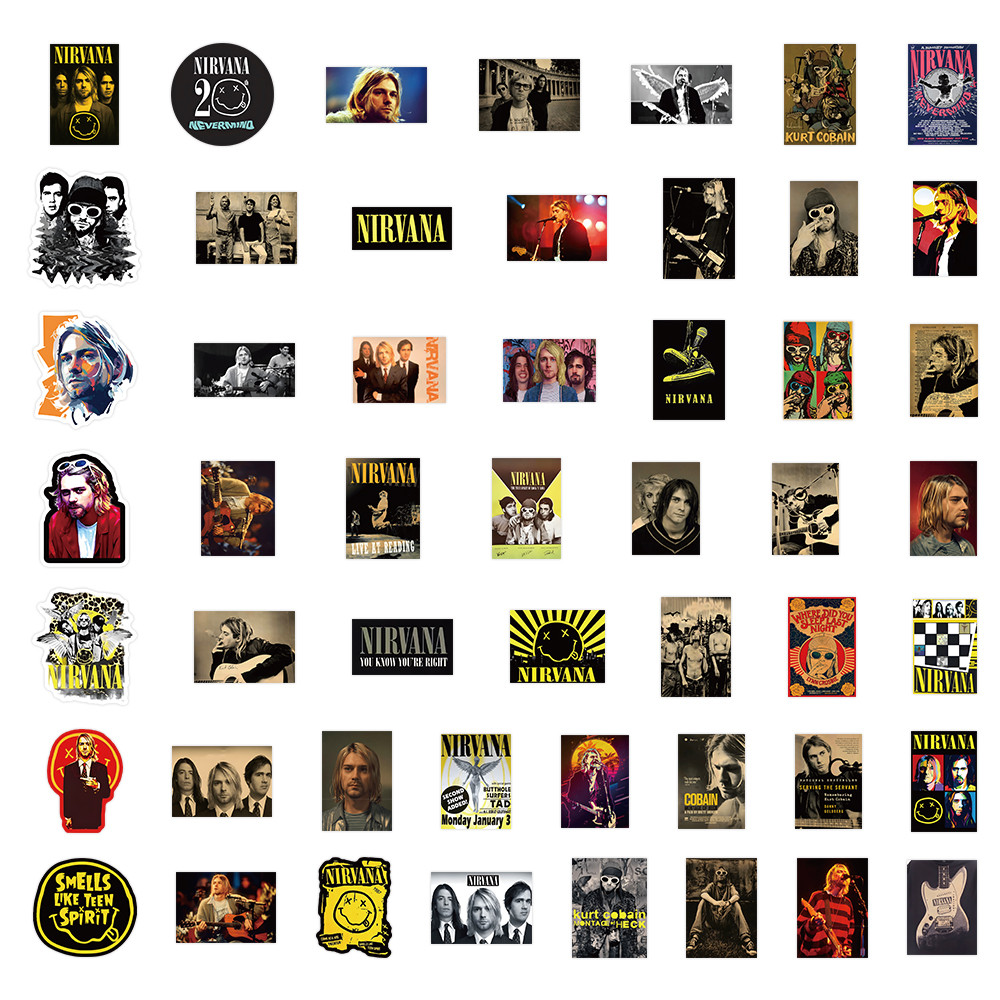 52 autocollants du groupe Nirv - Streetwear Brand Stickers avis et prix